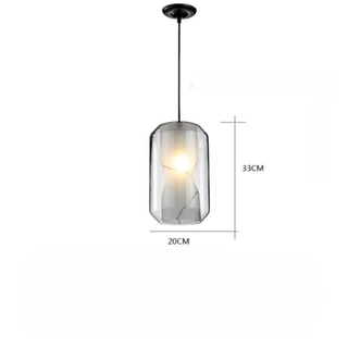 Scandinavian Pendant Lamp – Handmade Glass Lampshade | Nordic Pendant Light Fixture