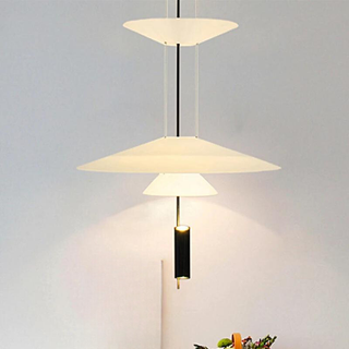 Acrylic Pendant Light – Modern Chandelier with LED & Adjustable Height Fixture