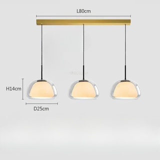 Capsule Pendant Light – Modern Pendant Lamp With Adjustable Heads & LED Lighting