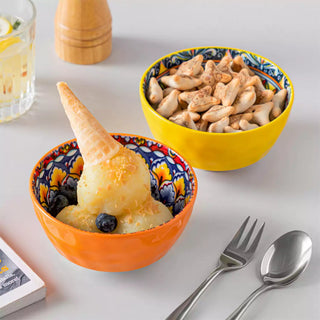 Floral Ceramic Dinnerware Set – Boho