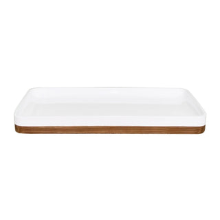 white resin 7-piece bathroom set durable hand-painted wood trim lifestyle view