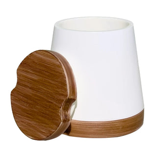 white resin 7-piece bathroom set durable hand-painted wood trim set view