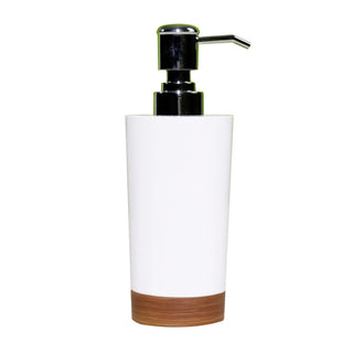 white resin 7-piece bathroom set durable hand-painted wood trim detail