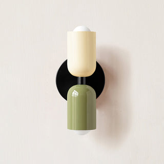 Modern double head adjustable wall light — two light living room