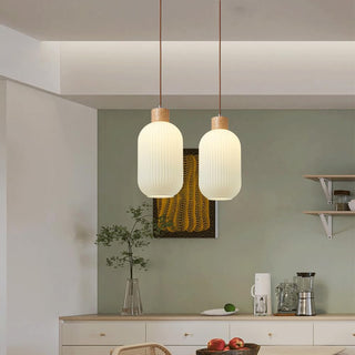 Suspension vintage – Lanterne en verre avec luminaire à éclairage d'ambiance chaleureux