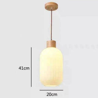 Suspension vintage – Lanterne en verre avec luminaire à éclairage d'ambiance chaleureux