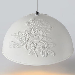 Vintage resin pendant lamp — adjustable hanging length ceiling
