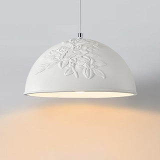 Resin vintage pendant in interior — adjustable ceiling lamp