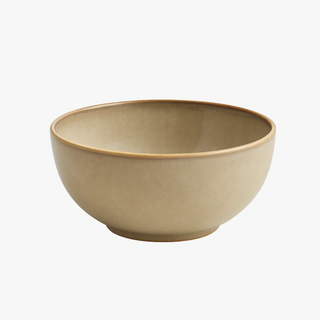 Vintage ceramic salad bowl with irregular edges, 14 cm