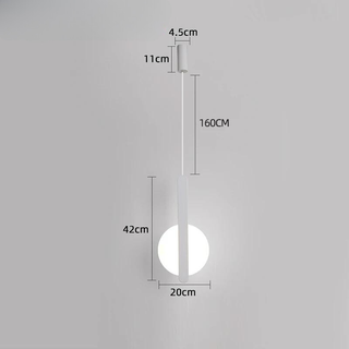 Modern Pendant Light – Black Pendant Lamp with Adjustable LED Lighting & Warm Ambiance