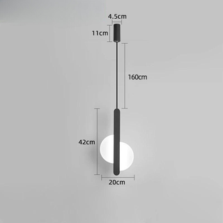 Modern Pendant Light – Black Pendant Lamp with Adjustable LED Lighting & Warm Ambiance