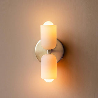 Modern Wall Sconce – Double Heads Indoor Wall Lighting Fixture | Creamy Elegant Lamp