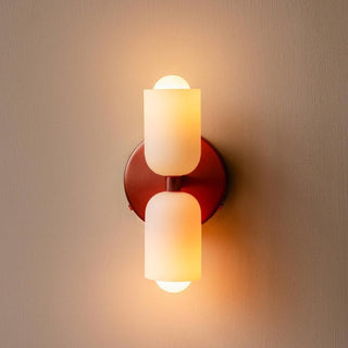 Modern Wall Sconce – Double Heads Indoor Wall Lighting Fixture | Creamy Elegant Lamp