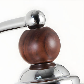 Mushroom glass wall sconce close-up — dimmable contemporary light
