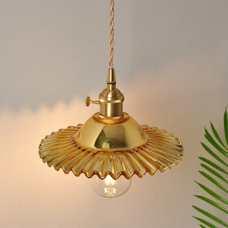 Nordic glass adjustable wall lamp brass angle — shade sconce