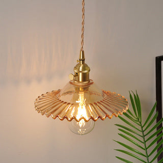 Brass adjustable shade Nordic glass wall sconce detail — lamp