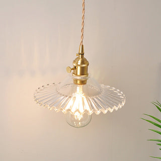 Adjustable shade brass Nordic glass wall sconce — soft ambient