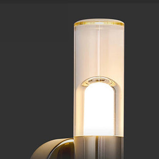 Minimalist cylinder wall lamp angle — modern metal acrylic LED