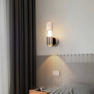 Modern cylinder LED wall lamp — minimalist metal acrylic fixture