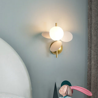 Multi-leaves modern macaron Nordic wall sconce — lamp