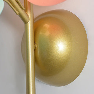 Nordic modern macaron wall lamp multi-leaves — sconce