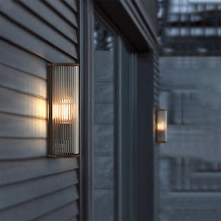 Contemporary minimalist wall lamp angle — outdoor warm LED sconce