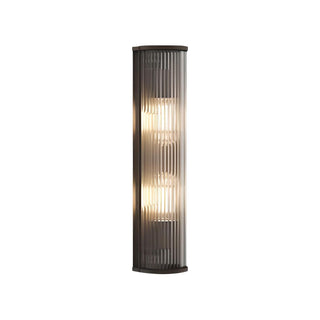 Minimalist outdoor LED wall lamp close-up — contemporary sconce