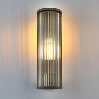 Contemporary outdoor wall sconce minimalist — warm glow LED lamp