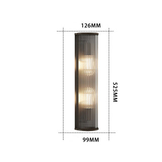 Applique Murale Minimaliste - Applique Murale Extérieure Contemporaine avec LED à Lumière Chaude