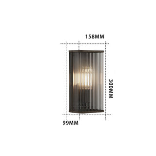 Applique Murale Minimaliste - Applique Murale Extérieure Contemporaine avec LED à Lumière Chaude