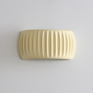 Macaroon resin cream indoor wall sconce — living room lamp