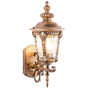 Retro bronze mid-century wall lamp angle — modern ambient sconce