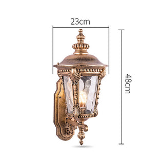 Retro mid-century bronze wall lamp — modern warm sconce fixture