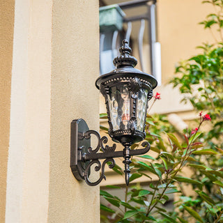 Mid-century modern bronze wall sconce — retro warm ambient lamp