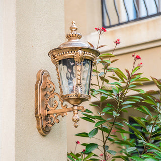 Retro bronze wall light mid-century modern — warm ambient glow sconce