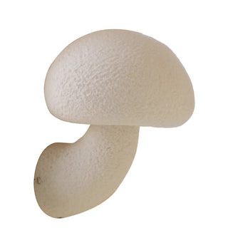 Cream resin French mushroom wall lamp ambient — soft glow
