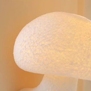 Applique murale Champignon – Lampe en résine crème française avec éclairage doux