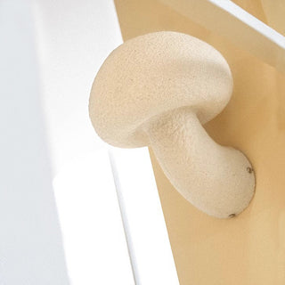 Resin cream mushroom French wall sconce — soft glow lamp
