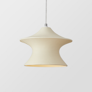 Nordic resin pendant hanging in contemporary interior