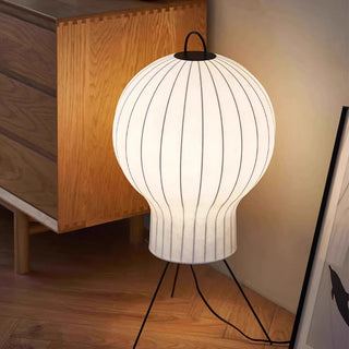 Silk hot air balloon contemporary floor lamp — elegant fixture
