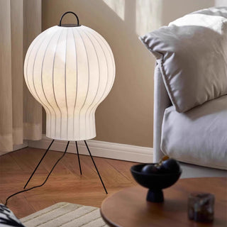 Contemporary balloon lamp — silk elegant warm glow