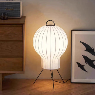Silk balloon lamp side — contemporary elegant warm glow
