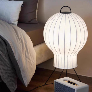 Balloon floor lamp wide — silk contemporary warm