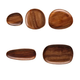 wood tableware set earthworks natural finish dishes handcrafted bowls rustic dining feature view