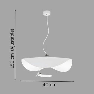 Estética Ceiling Light – Modern Soft LED Lighting | Elegant Iron & Glass Lamp