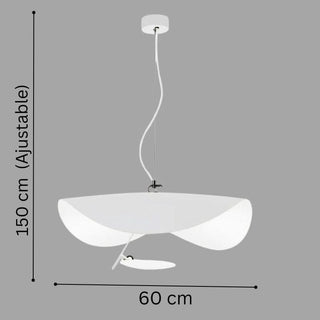 Estética Ceiling Light – Modern Soft LED Lighting | Elegant Iron & Glass Lamp