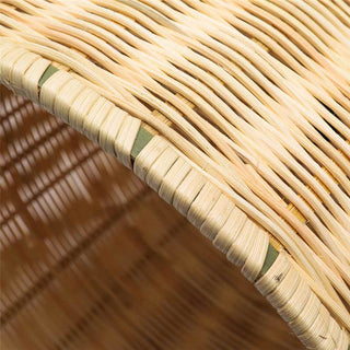 Suspension en rotin – Luminaire panier en bambou tissé à la main | Éclairage pour cuisine et salle à manger