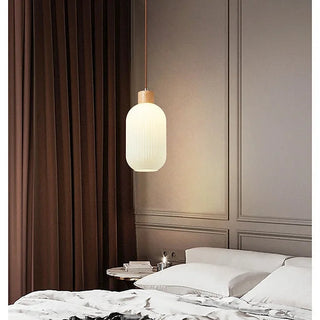 Suspension vintage – Lanterne en verre avec luminaire à éclairage d'ambiance chaleureux