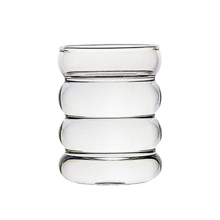 double walled insulated heat resistant glass cups 300ml front view