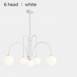 Modern Wrought Iron Chandelier | Italian Design Sculptural Lighting Fixture